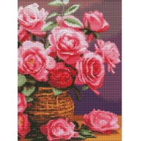 Алмазная мозаика Ideyka Colorful Roses 30x40cm (AMO8174) 