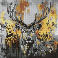 Алмазная мозаика Ideyka Golden Deer 40x40cm (AMO8257)