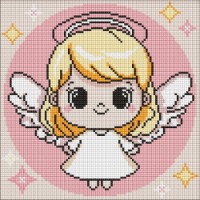 Алмазная мозаика Ideyka Holy Little Angel 30x30cm (AMO8212)