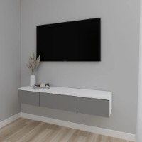 Тумба под ТВ Smartex Т10 140cm White/Graphite