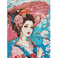 Mozaic cu diamante Ideyka Japanese Beauty 30x40cm (AMO8058) 