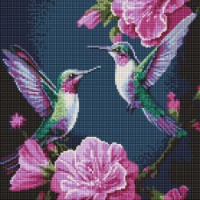 Алмазная мозаика Ideyka The Fabulous Birds 40x40cm (AMO20025) 