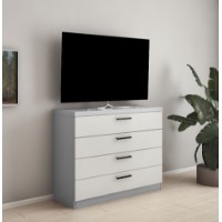Comodă Bafimob KY-120(4) Grey/Light Grey