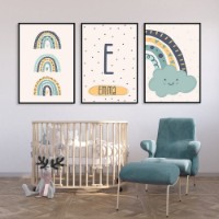 Картина ArtShop Personalized Name Wall Art Triptych 40x60cm (SET397-M-L)