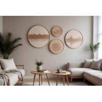 Set de 4 picturi Wallity Huhu300