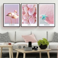 Картина ArtShop Flamingo-Shells-Beach Triptych 40x60cm (SET124-M-PL)