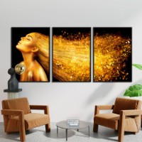 Pictură ArtShop Golden Girl Triptych 60x90cm (SET573-LL-L)