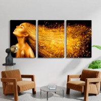 Картина ArtShop Golden Girl Triptych 40x60cm (SET573-XL)