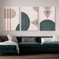 Картина ArtShop Lines & Triangles Triptych 40x60cm (SET376-XL)