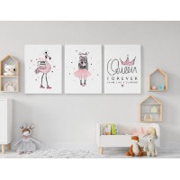 Картина ArtShop Minimalism For Girls Triptych 30x45cm (SET145)