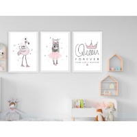Картина ArtShop Minimalism For Girls Triptych 30x45cm (SET145-M)