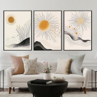 Картина ArtShop Minimalist Geometry Triptych 40x60cm (SET567-M-L)