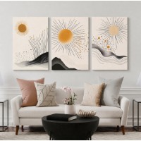 Pictură ArtShop Minimalist Geometry Triptych 60x90cm (SET567-XL-L)