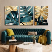 Pictură ArtShop Tropical Leaves Triptych 60x90cm (SET506-XL-L)