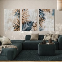 Картина ArtShop Tropical Leaves Triptych 30x45cm (SET513)