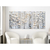 Картина ArtShop White Flowers Triptych 40x60cm (SET559-XL)