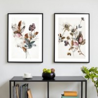 Картина ArtShop Flowers in Pale Colors Diptych 40x60cm (SET350-M-PL)