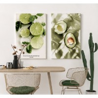 Картина ArtShop Green Pleasures Diptych 60x90cm (SET322-XL-L)