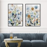 Картина ArtShop Multicolored Flowers Diptych 30x45cm (SET451-L)