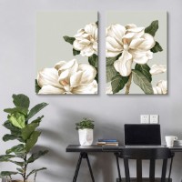 Картина ArtShop White Flowers Diptych 30x45cm (SET126)