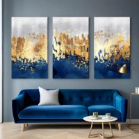 Картина ArtShop Gold & Blue Abstraction 40x60cm (SET454-XL)
