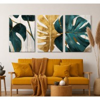 Картина ArtShop Tropical Leaves Triplych 30x45cm (SET505)