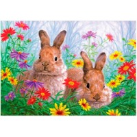 Картина по номерам PRC Adorable Bunnies 30x40cm (PB6337)