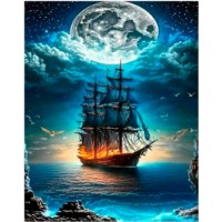 Картина по номерам PRC Enigmatic Ship 30x40cm (PB6504)