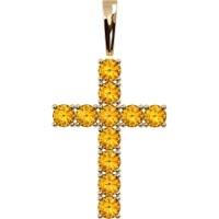 Подвеска из красного золота с цитрином Casa Bosco 12253PR 2,55g