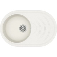 Chiuvetă de bucătărie Aquasanita Helika MP100 Alba