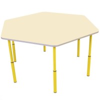 Măsuță pentru copii Tisam Yellow/Cream (0307)