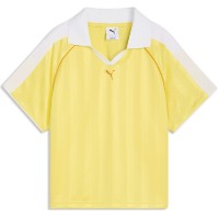 Tricou de dame Puma T7 Relaxed Football Yellow, s.XS