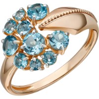 Inel din aur rosu cu topaz Platina 01-5831-00-201-1110 2,43g s.17,5