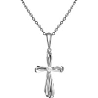 Подвеска из белого золота с цирконием Platina 03-2954-00-401-1120-03 1,39g