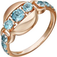 Inel din aur rosu cu topaz Platina 01-5832-01-201-1110 2,07g s.17