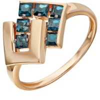 Inel din aur rosu topaz London Platina 01-5845-01-201-1110 2,24g s.16,5