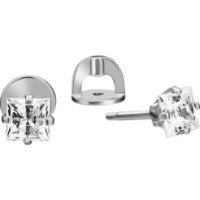 Серьги из белого золота с цирконием Platina 02-4549-00-401-1120 1,95g