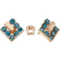 Cercei din aur rosu cu topaz London Platina 02-5428-01-201-1110 2,59g