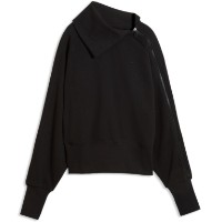 Hanorac damă Puma Asymmetrical Zip Crew Puma Black, s.S