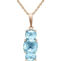 Подвеска из красного золота с топазом Platina 03-3131-00-201-1110-46 2,22g