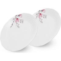 Набор обеденных тарелок Fissman Magnolia 20cm 2pcs 13010