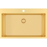 Chiuvetă de bucătărie Aquasanita Helika Terra100MG Gold