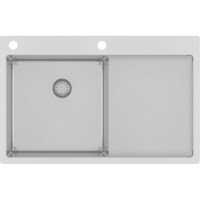 Chiuvetă de bucătărie Aquasanita Helika Terra101NL Steel