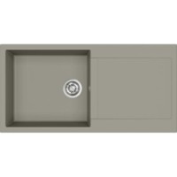 Chiuvetă de bucătărie Aquasanita Helika Tesa SQT103 Argent