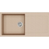 Chiuvetă de bucătărie Aquasanita Helika Tesa SQT103 Beige