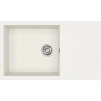 Chiuvetă de bucătărie Aquasanita Helika Tesa SQT104 Alba