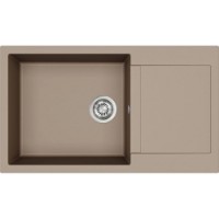 Chiuvetă de bucătărie Aquasanita Helika Tesa SQT104 Mocha