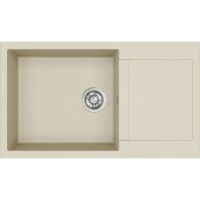 Chiuvetă de bucătărie Aquasanita Helika Tesa SQT104 Silica