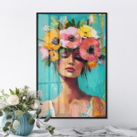 Pictură ArtShop Girl With A Flower Crown 30x45cm (PGL565-XL)
