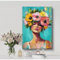 Картина ArtShop Girl With A Flower Crown 30x45cm (PGL565-XL-PL)